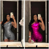 Metallic Rompers