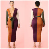 Color Block Maxi