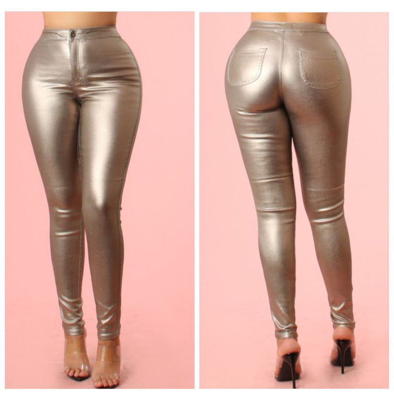 White Gold Pants