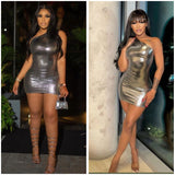 Metallic Cross Dress