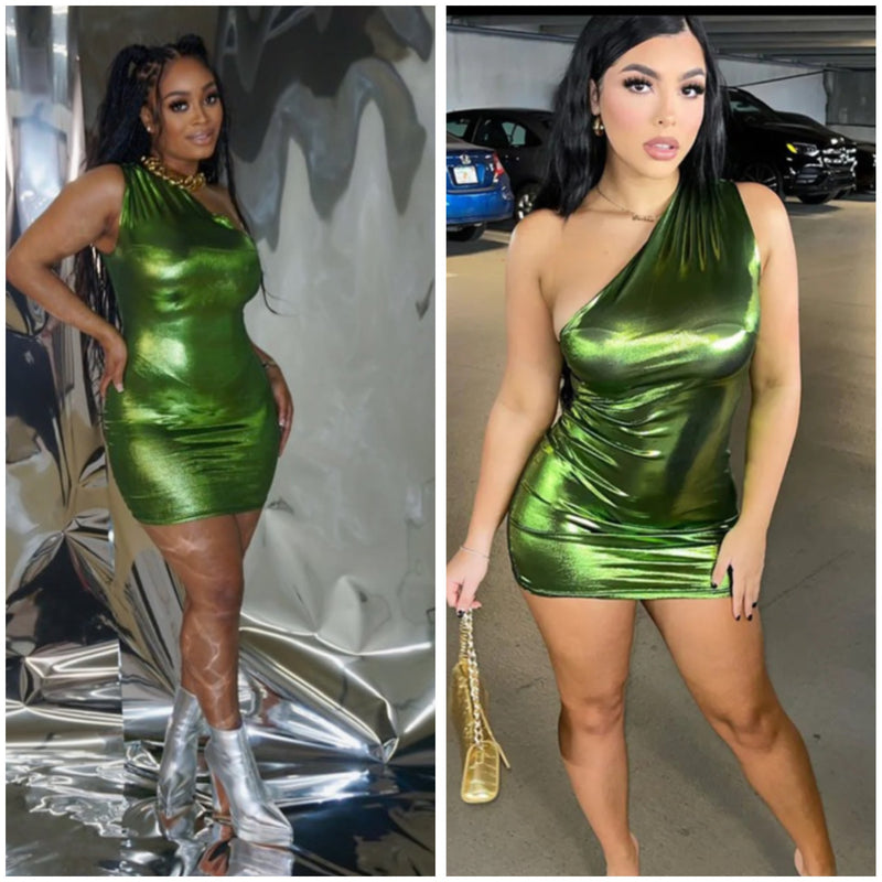 Metallic Cross Dress