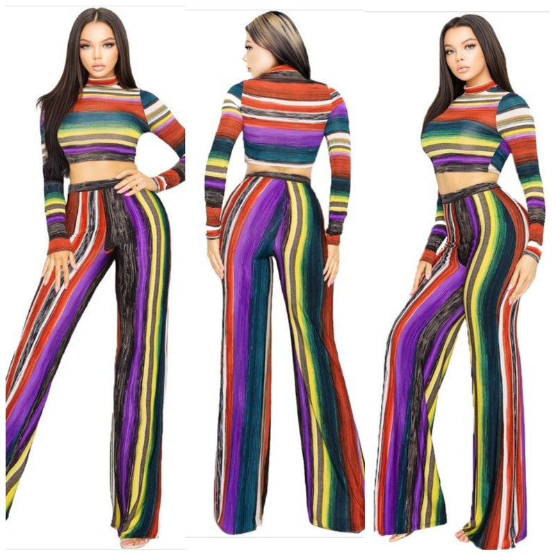 Purple Rain Stripe Set